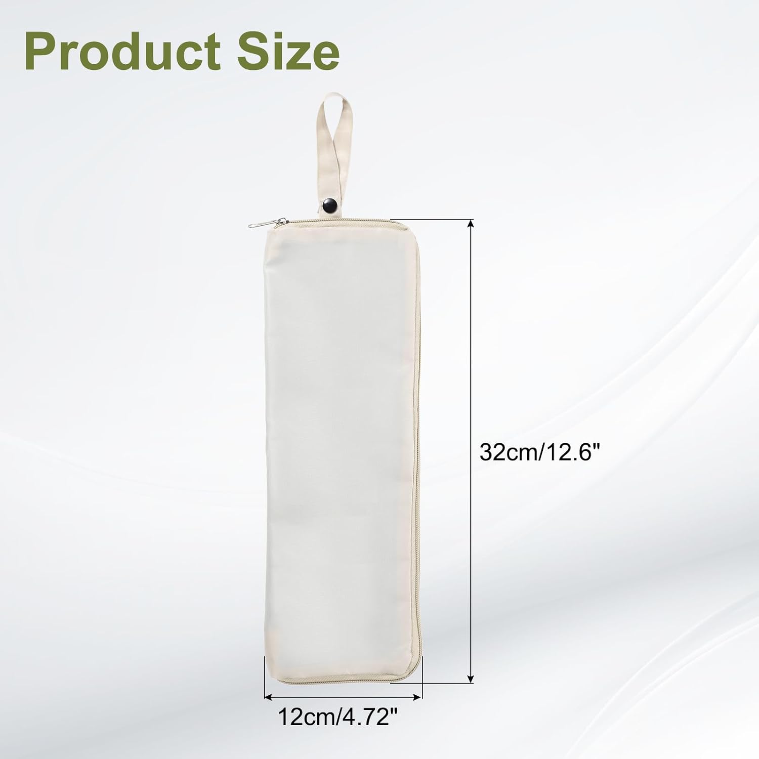 Reversible Oxford Wet Umbrella Pouch, 12.6x4.8 in - Image 2