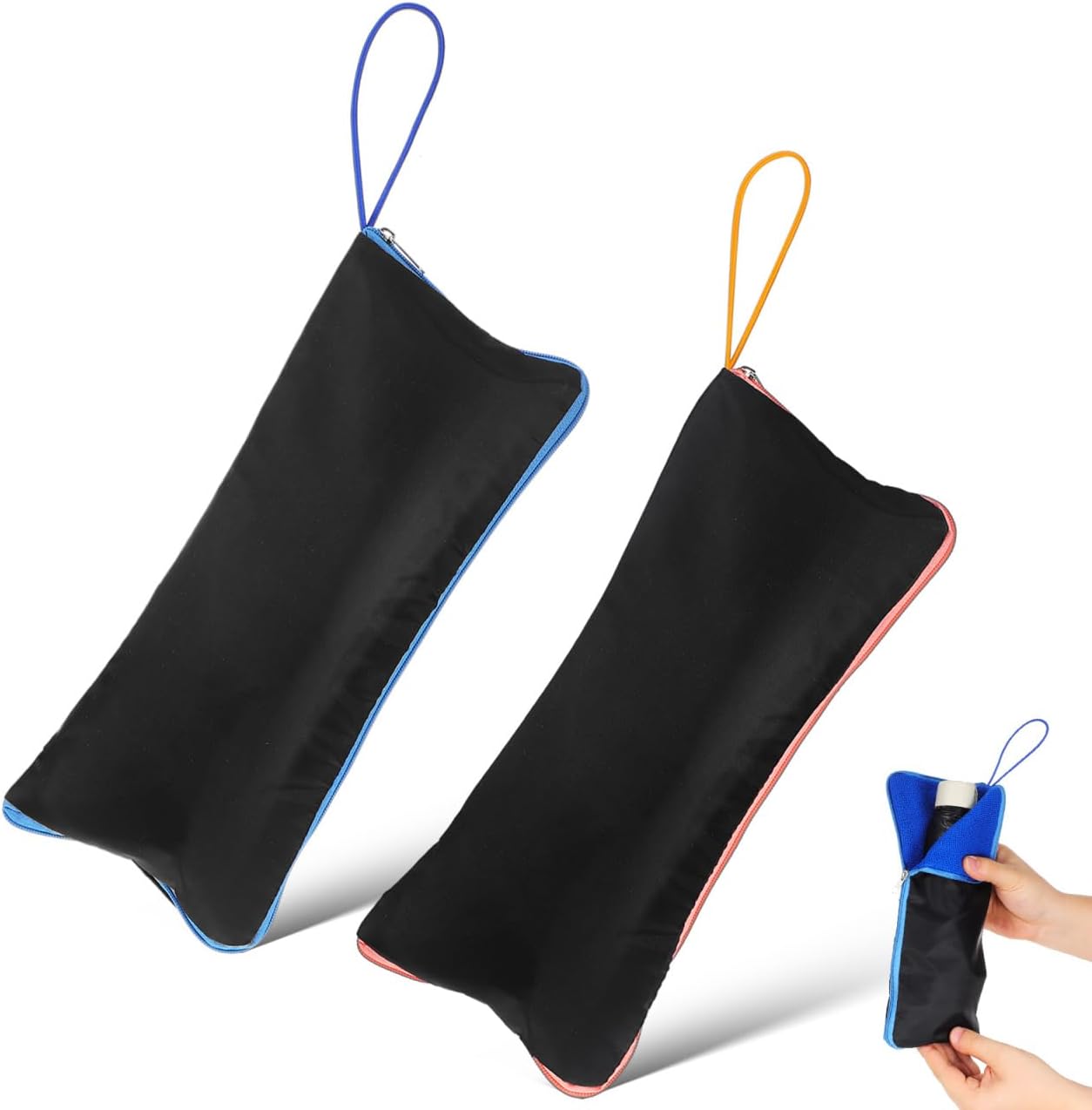 2-Piece Waterproof Wet Umbrella Sleeve Set