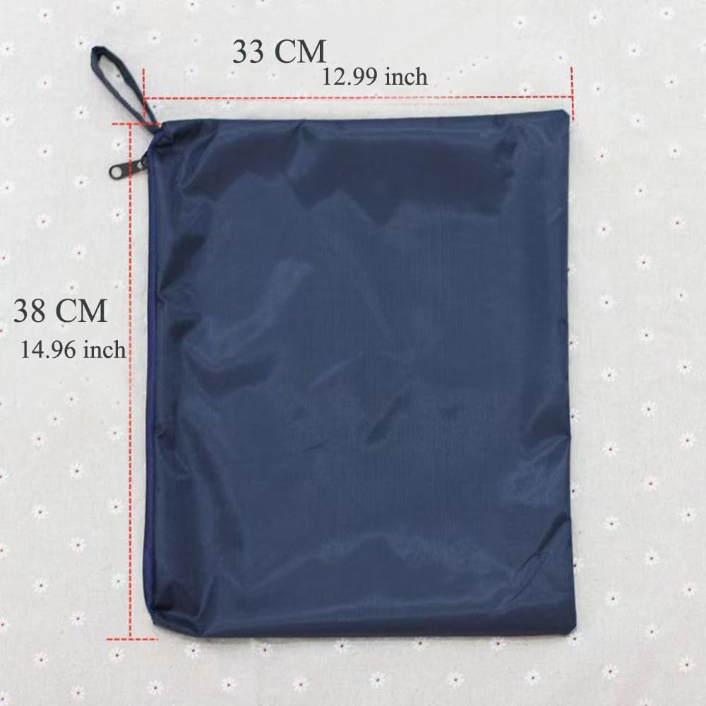 2-Piece Zip Rain Poncho and Raincoat Pouch Set - Image 2