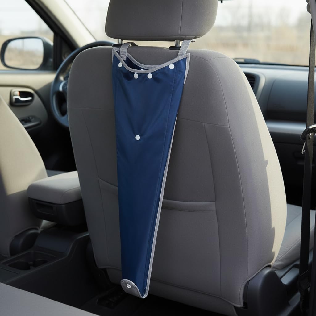Back-Seat Car Umbrella Holder and Organiser