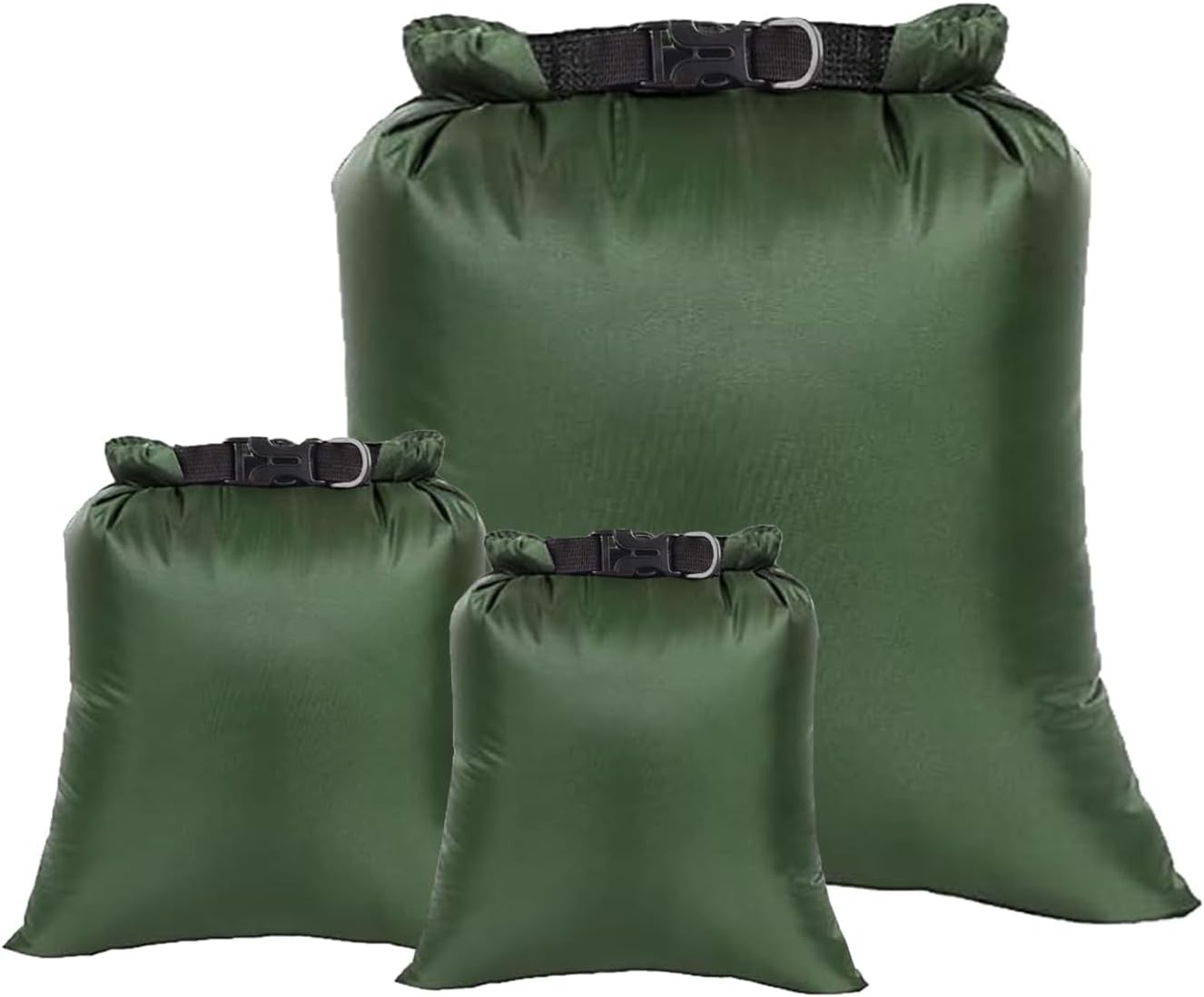 3-Piece Waterproof Dry Sack Set, 2.5–8 L