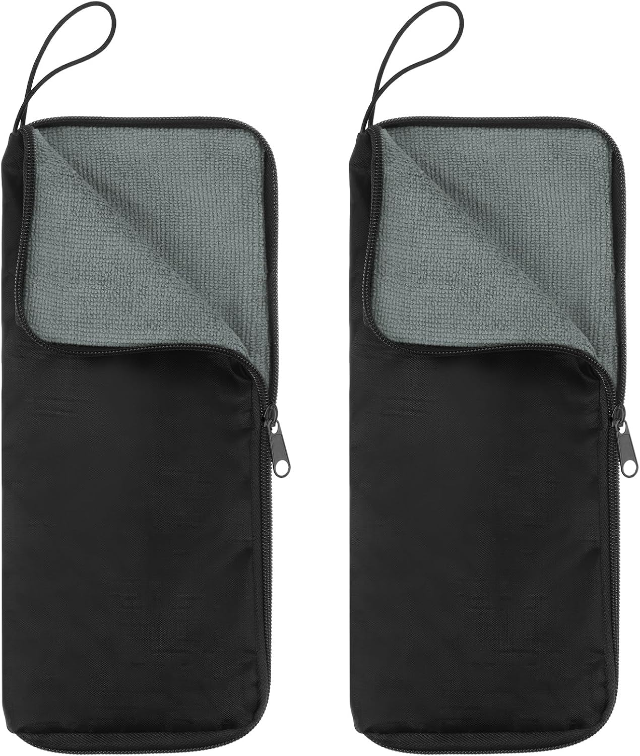 Portable Reversible Oxford Wet Umbrella Zip Pouch