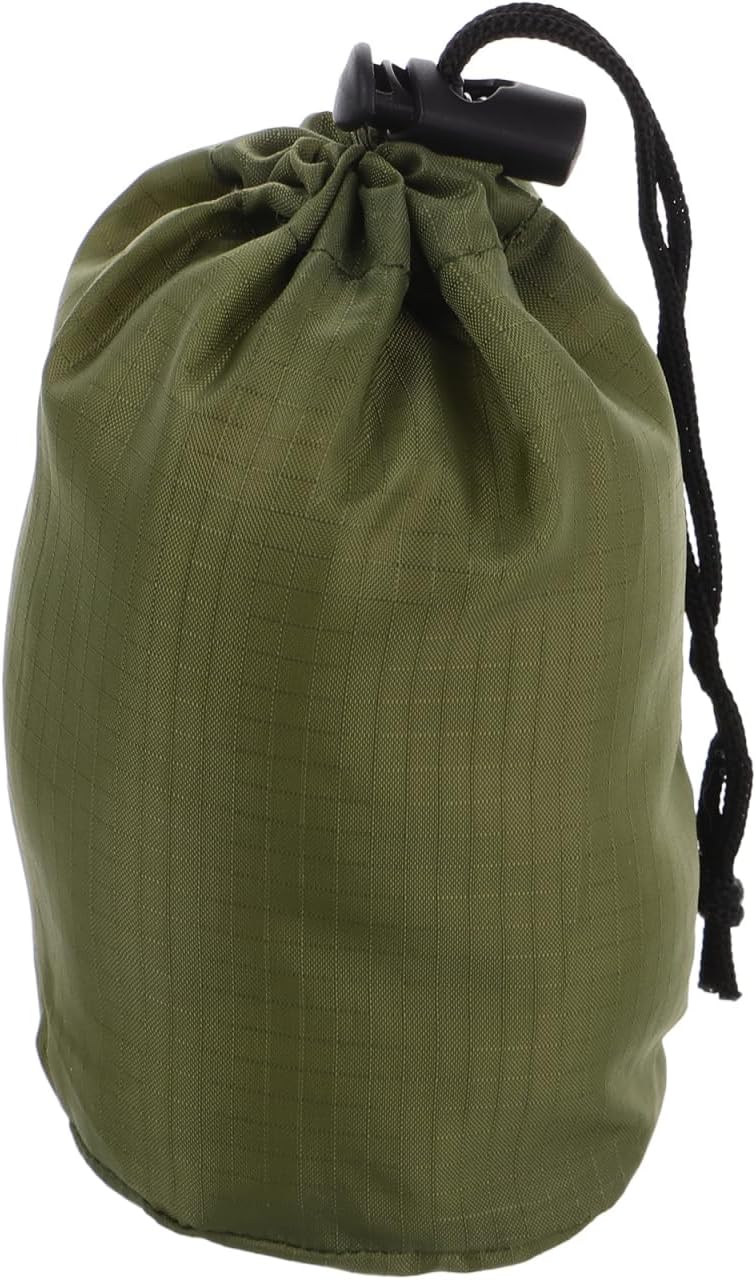 Waterproof Drawstring Raincoat Storage Pouch, 13x10x6 cm