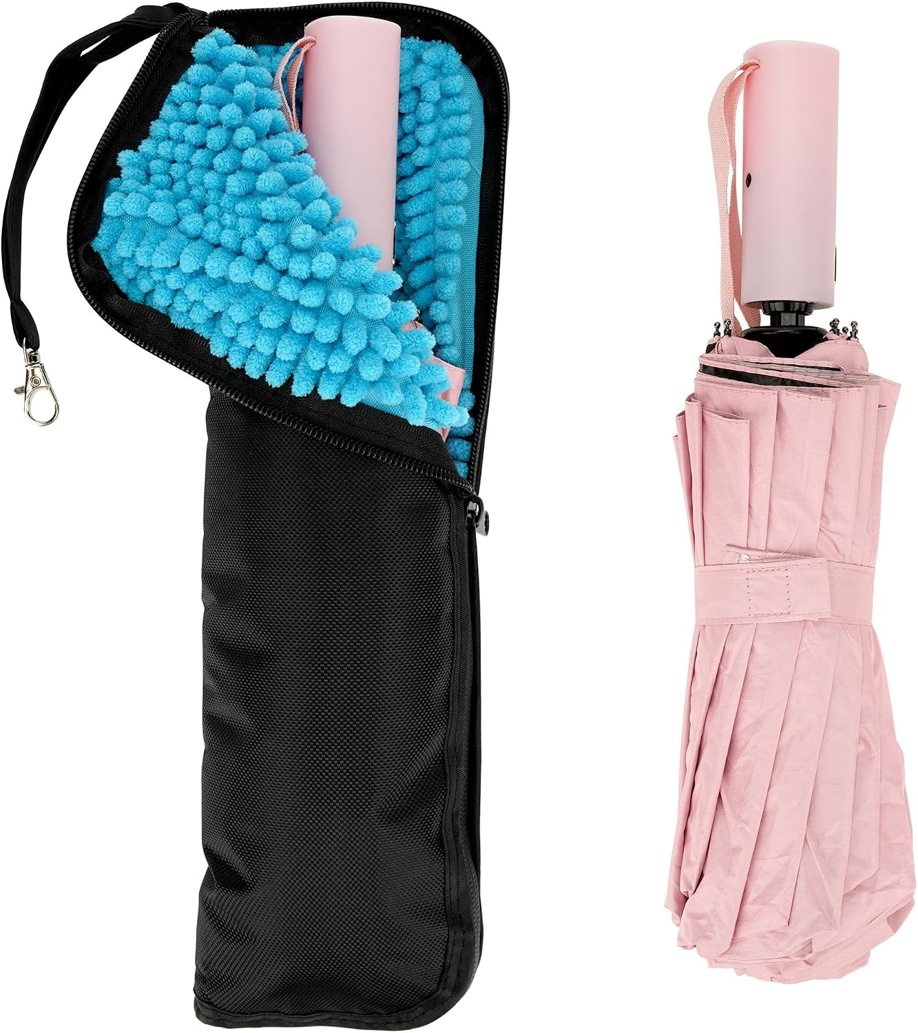 Blue 14 in Water-Absorbing Wet Umbrella Sleeve